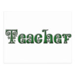 Fancy Font Teacherr Postcards