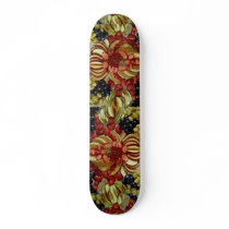 Fancy fruit plate skate deck