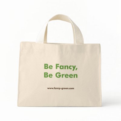 Fancy Green Floral Shopping Bag - 100% cotton by fancygreen
