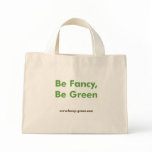 Fancy Green Floral Shopping Bag - 100% cotton