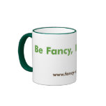Fancy Green Mug with Green Handle