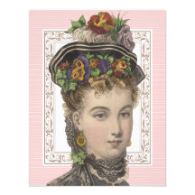 Fancy Hats and Bonnets Brunch Easter Personalized Invite
