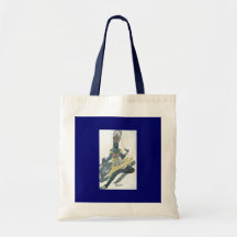 Fancy in Blue by Leon Bakst Tote Bags