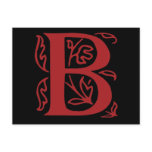Fancy Letter B