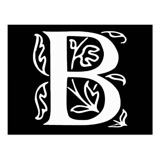 Fancy Letter B | Zazzle