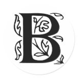 Fancy Letter B