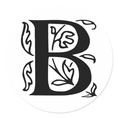 Fancy Letter B by opheliasart