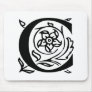 Fancy Letter C Mouse Pad
