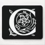 Fancy Letter C Mouse Pad