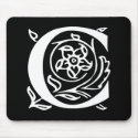 Fancy Letter C mousepads