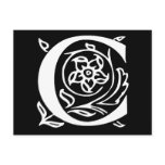 Fancy Letter C Postcards