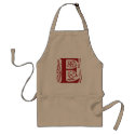 Fancy Letter E aprons
