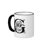 Fancy Letter G Coffee Mug