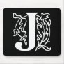 Fancy Letter J Mouse Pad