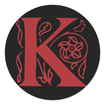 Fancy Letter K by opheliasart