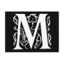 Fancy Letter M Post Card