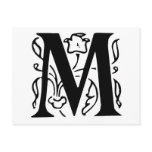 Fancy Letter M