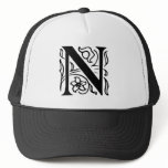 Fancy Letter N Hat