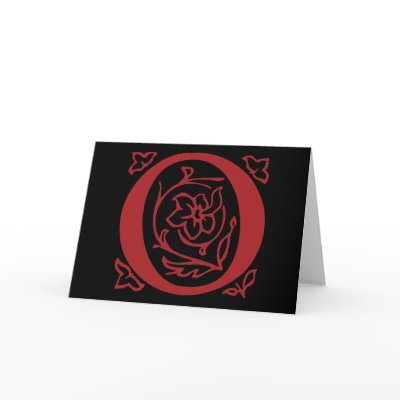 Fancy Letter O by opheliasart
