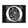 Fancy Letter O Postcards