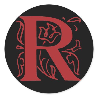 Fancy Letter R by opheliasart