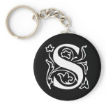 Fancy Letter S Key Chain