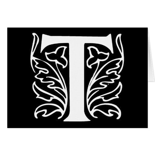 Fancy Letter T | Zazzle