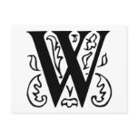 Fancy Letter W