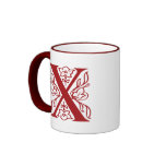 Fancy Letter X Coffee Mug
