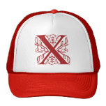 Fancy Letter X Trucker Hat