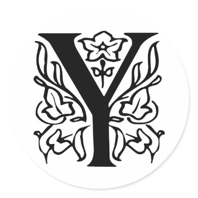 Fancy Letter Y by opheliasart