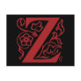 Fancy Letter Z Post Card