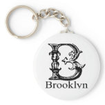 Fancy Monogram: Brooklyn Keychain