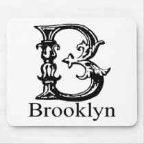 Fancy Monogram: Brooklyn Mousepads