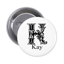 Fancy Monogram: Kay Pins