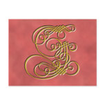 Fancy Monogram Letter G postcards