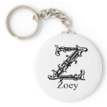 Fancy Monogram: Zoey Keychains