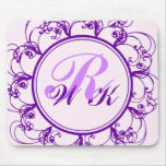 Fancy Monogrammed Mouse Pad mousepads