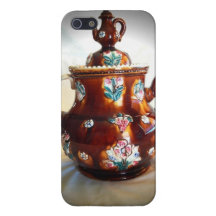 Fancy Ornate Antique English Teapot Coffee Pot iPhone 5 Case