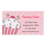 Fancy Pink Cupcake Business Card