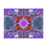Fancy Purple Fractal postcard