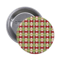 Fancy Red and Green Plaid Pins