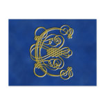 Fancy Royal Monogram Letter C
