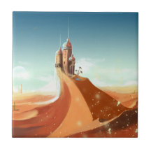 fancy sand land tile