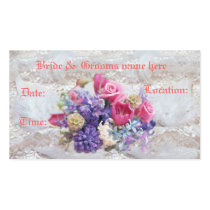 Fancy Save the Date Wedding  Profile Card Business Card Templates