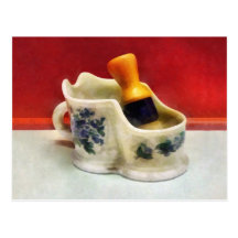 Fancy Shaving Mug Post Card