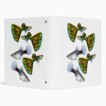 Fancy Snakeskin Guppies Binder