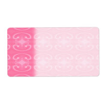 Fancy Swirl Pattern in Pink. Custom Shipping Labels