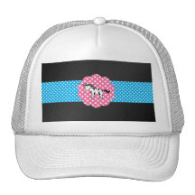 Fancy zebra trucker hats