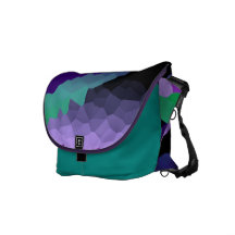 Fandango Messenger Bag Purple Blue and Green
